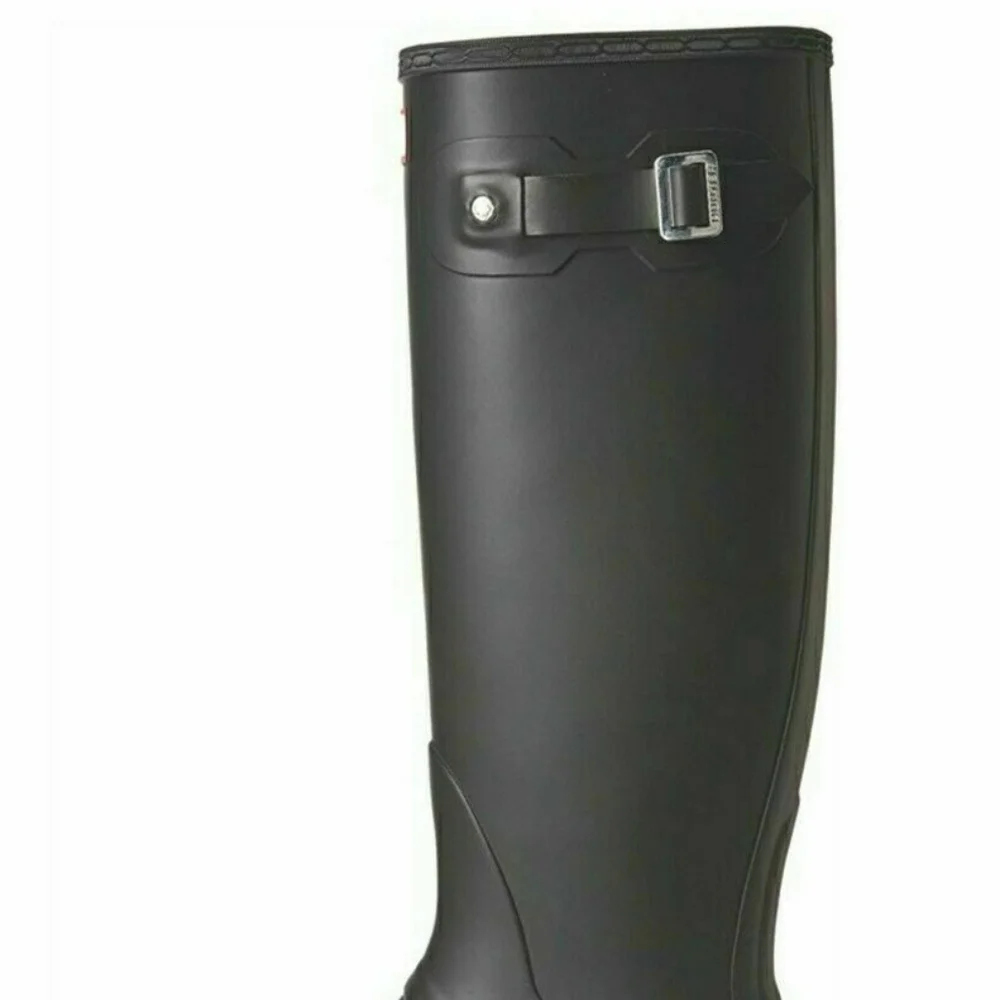 NEW HUNTER Original Tall Boots Black Matte Rain Shoe Waterproof High Quality